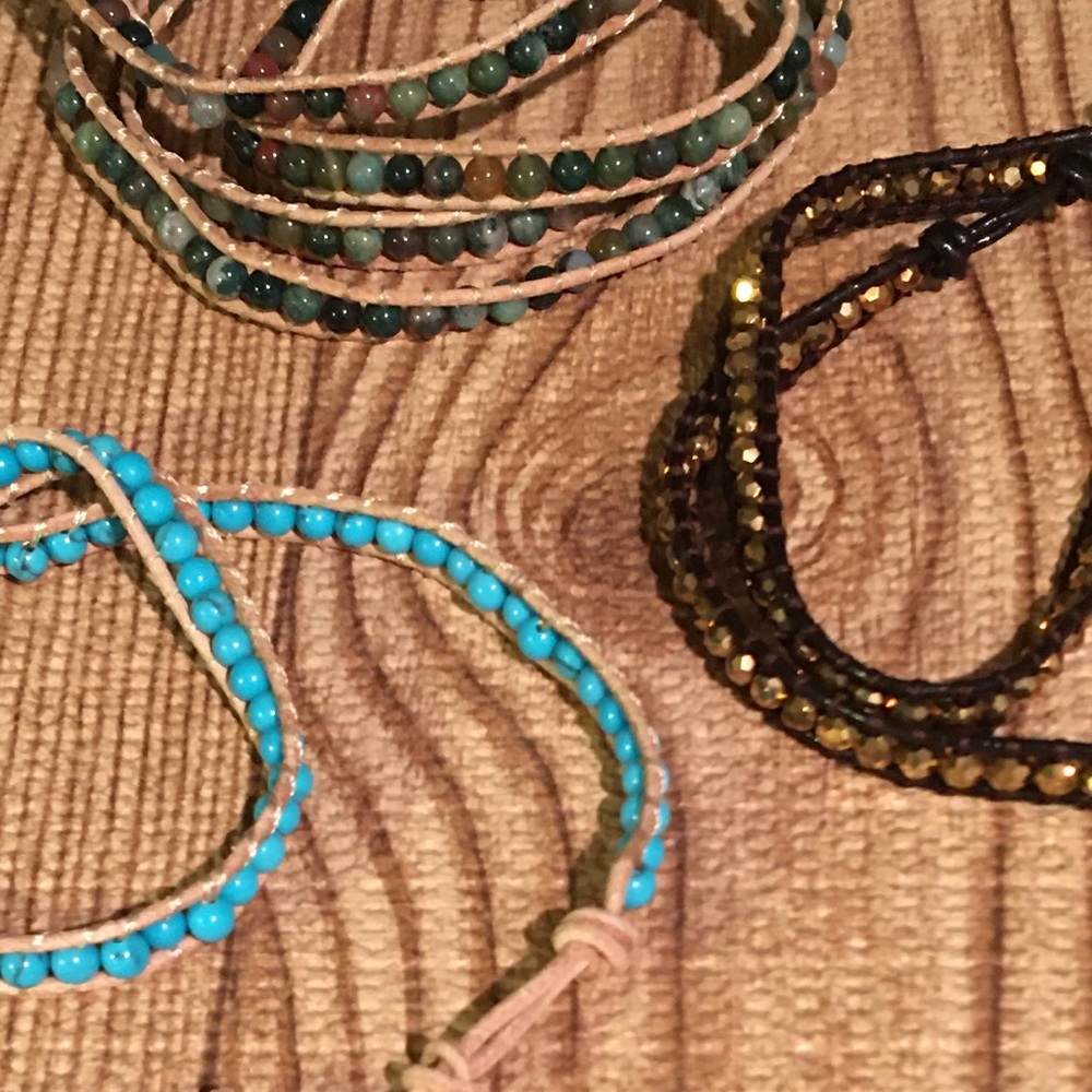 Handmade summer wrap bracelets!